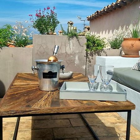 Townhouse Mougins In The Old Village, Fantastic View, Sea And Mountains Экстерьер фото